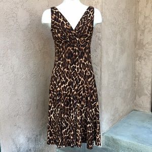 Ralph Lauren Dress Size 2 Animal Print